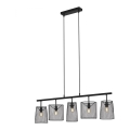 Brilo 4076-055 - Lustra ar auklu RETRO 5xE14/40W/230V