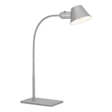 Brilo - Galda lampa 1xE27/10W/230V matēts hroms