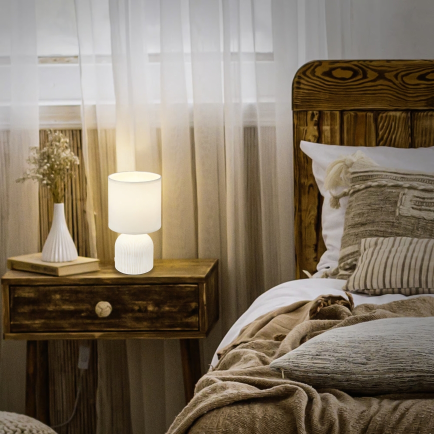 Brilo - Galda lampa INO 1xE14/10W/230V balta