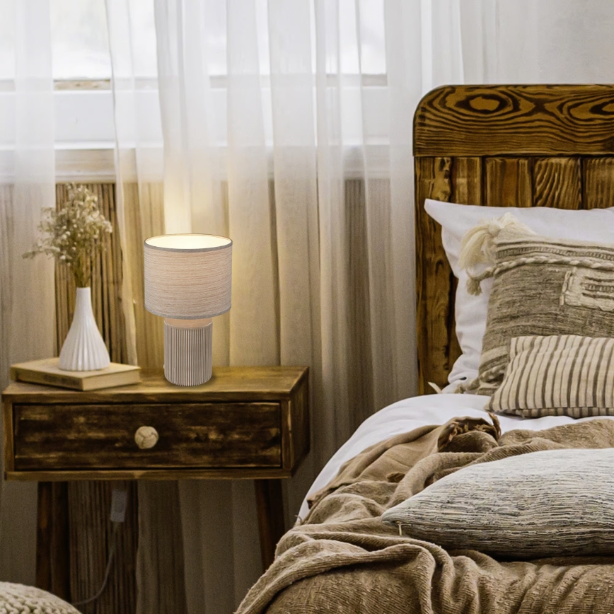 Brilo - Galda lampa INO 1xE14/10W/230V brūna