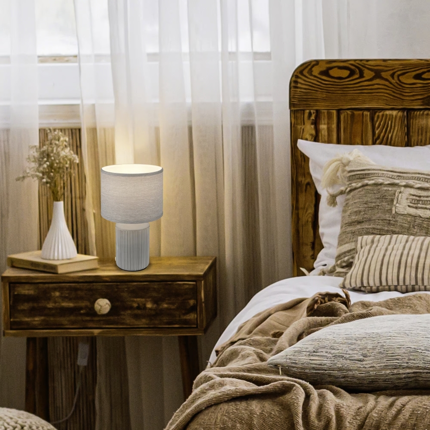 Brilo - Galda lampa INO 1xE14/10W/230V pelēka