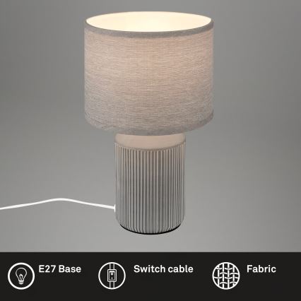 Brilo - Galda lampa INO 1xE14/10W/230V pelēka
