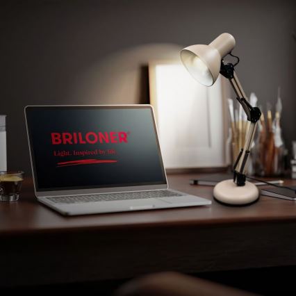 Brilo - Galda lampa PIXA 1xE14/25W/230V bēša