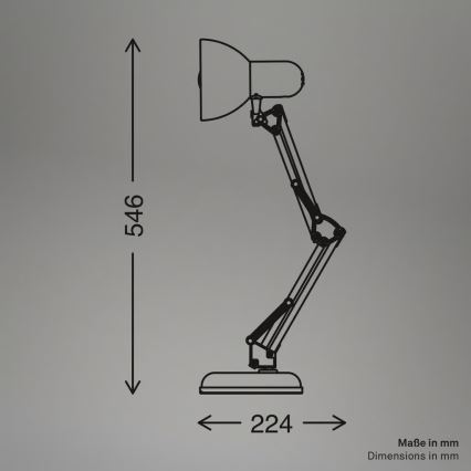 Brilo - Galda lampa PIXA 1xE14/25W/230V bēša