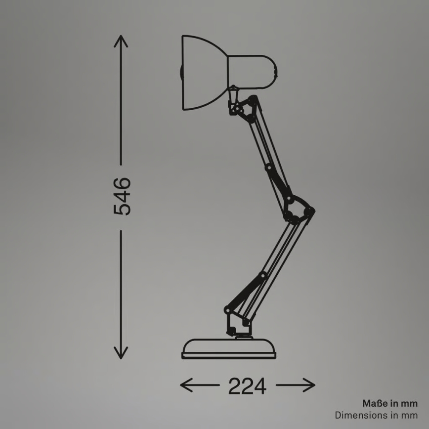 Brilo - Galda lampa PIXA 1xE14/25W/230V bēša
