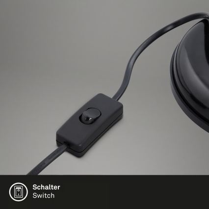 Brilo - Galda lampa PIXA 1xE14/25W/230V melna