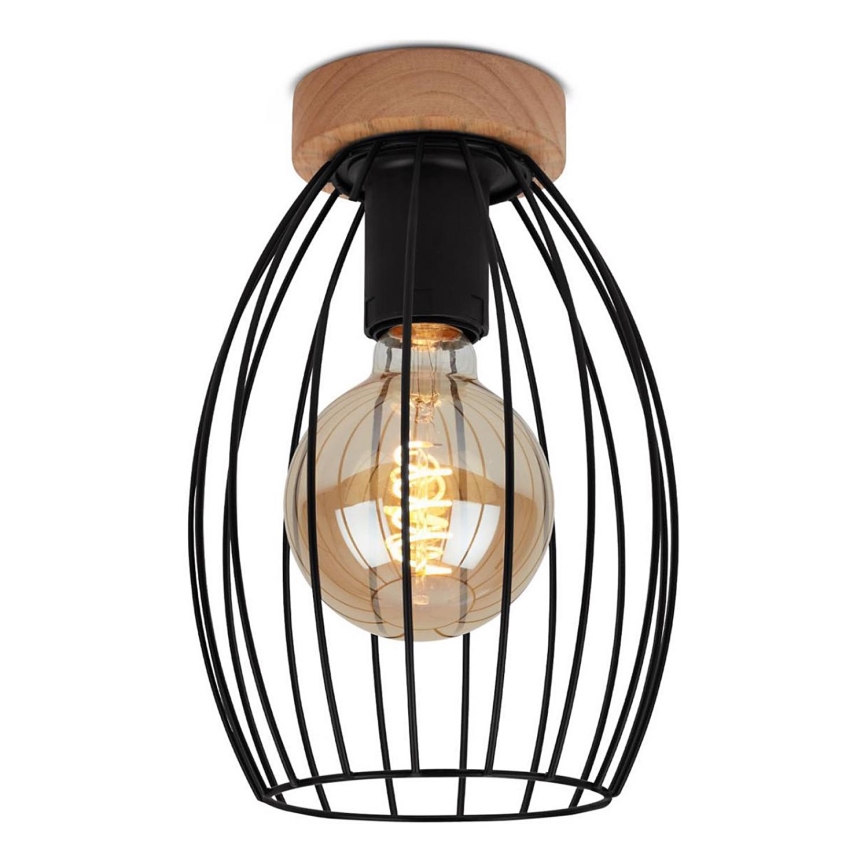 Brilo - Griestu lampa WAKTU 1xE27/60W/230V gumijkoks
