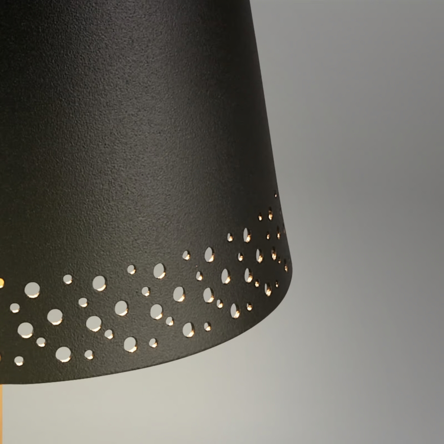 Brilo - LED regulējama uzlādējama pieskārienjutīga āra galda lampa KIKI LED/2,6W/5V IP44 2600 mAh melna