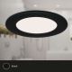 Brilo - KOMPLEKTS 3x LED Iegremdējama vannas istabas lampa FLAT LED/7W/230V IP44