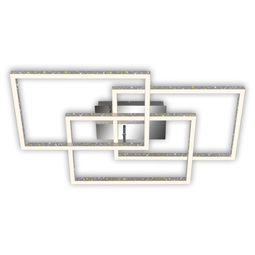 Brilo - LED Aptumšojama griestu lampa FRAME LED/57W/230V 3000K matēts hroms