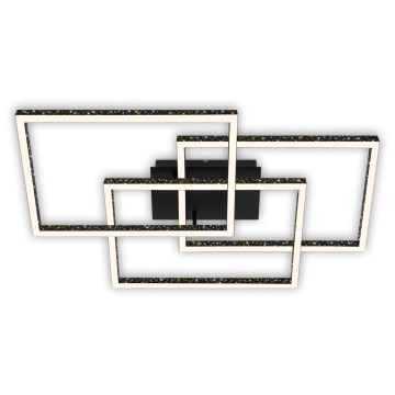 Brilo - LED Aptumšojama griestu lampa FRAME LED/57W/230V 3000K melna