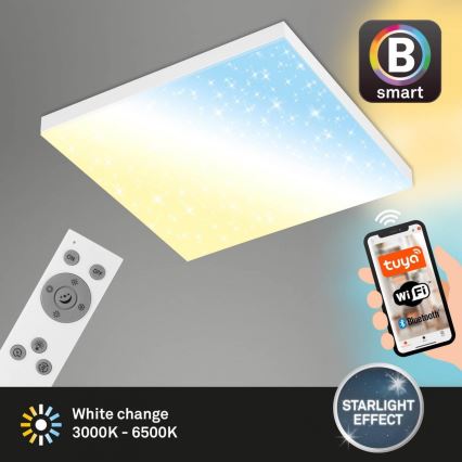 Brilo - LED Aptumšojama griestu lampa FRAMELESS LED/24W/230V 3000-6500K Wi-Fi Tuya + tālvadības pults