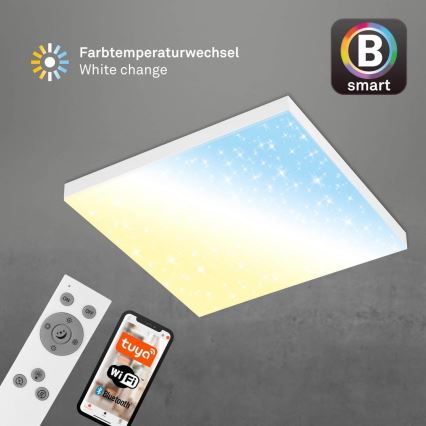 Brilo - LED Aptumšojama griestu lampa FRAMELESS LED/24W/230V 3000-6500K Wi-Fi Tuya + tālvadības pults