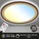 Brilo - LED Aptumšojama griestu lampa SLIM LED/22W/230V 2700-6500K + tālvadības pults