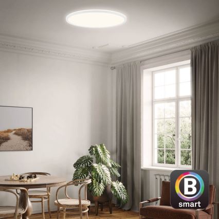 Brilo - LED Aptumšojama griestu lampa SLIM LED/22W/230V 2700-6500K Wi-Fi Tuya + tālvadības pults