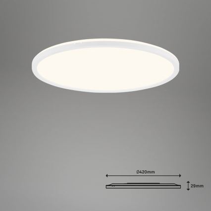 Brilo - LED Aptumšojama griestu lampa SLIM LED/22W/230V 2700-6500K Wi-Fi Tuya + tālvadības pults