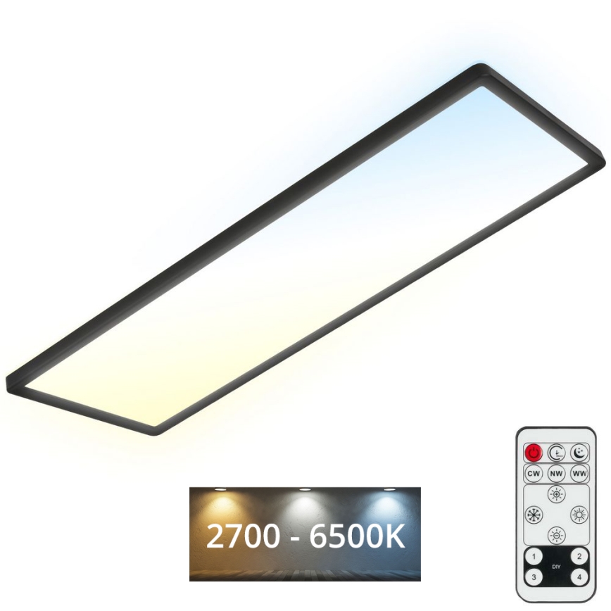 Brilo - LED Aptumšojama griestu lampa SLIM LED/23W/230V 2700-6500K + tālvadības pults