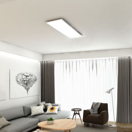 Brilo - LED Aptumšojama griestu lampa SLIM LED/24W/230V 3000-6500K 100x25 cm + tālvadības pults