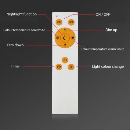 Brilo - LED Aptumšojama griestu lampa SLIM LED/24W/230V 3000-6500K 100x25 cm + tālvadības pults
