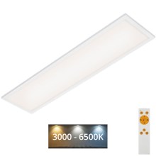 Brilo - LED Aptumšojama griestu lampa SLIM LED/24W/230V 3000-6500K 100x25 cm + tālvadības pults