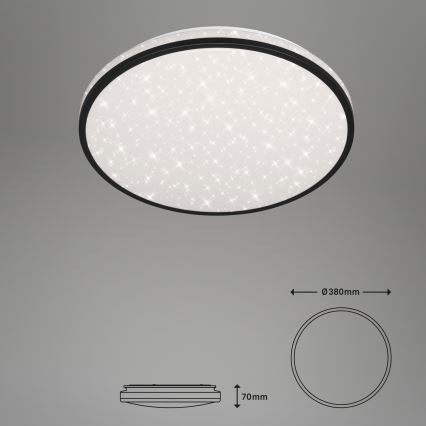 Brilo - LED Aptumšojama griestu lampa STARRY SKY LED/24W/230V 3000-6000K + tālvadības pults