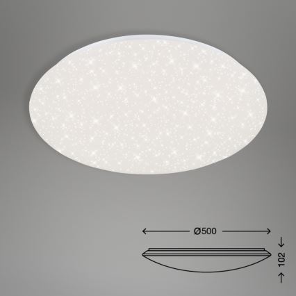 Brilo - LED Aptumšojama griestu lampa STARRY SKY LED/40W/230V 3000-6000K + tālvadības pults