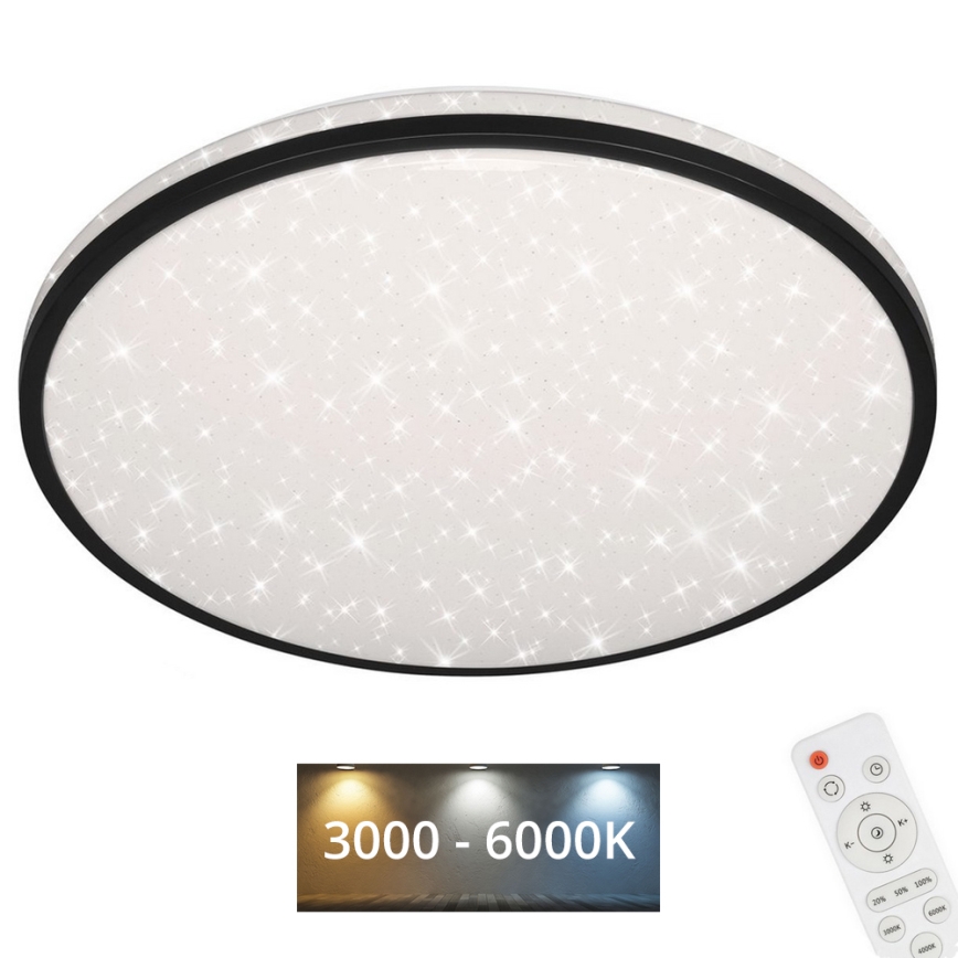 Brilo - LED Aptumšojama griestu lampa STARRY SKY LED/48W/230V 3000-6000K + tālvadības pults