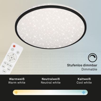 Brilo - LED Aptumšojama griestu lampa STARRY SKY LED/48W/230V 3000-6000K + tālvadības pults