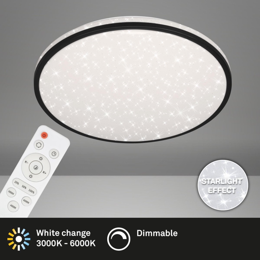 Brilo - LED Aptumšojama griestu lampa STARRY SKY LED/48W/230V 3000-6000K + tālvadības pults
