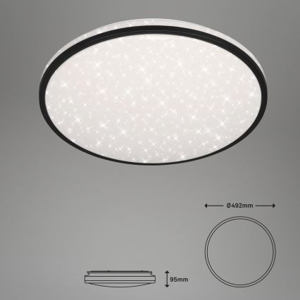 Brilo - LED Aptumšojama griestu lampa STARRY SKY LED/48W/230V 3000-6000K + tālvadības pults