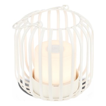 Brilo - LED Aptumšojama rechargeable āra galda lampa LED/2W/5V IP44 balta