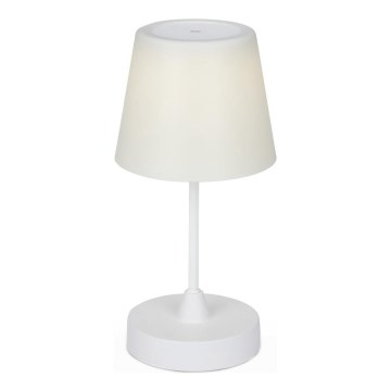 Brilo - LED Aptumšojama rechargeable āra galda lampa LED/3W/5V IP44 balta