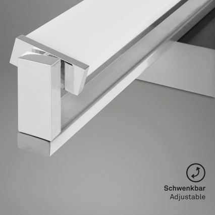Brilo - LED Aptumšojama sienas lampa LED/18W/230V 2700-4000K sudraba
