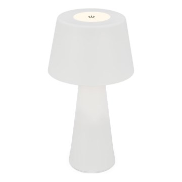 Brilo - LED Aptumšojama uzlādējama āra galda lampa LED/3,5W/5V IP44 balta