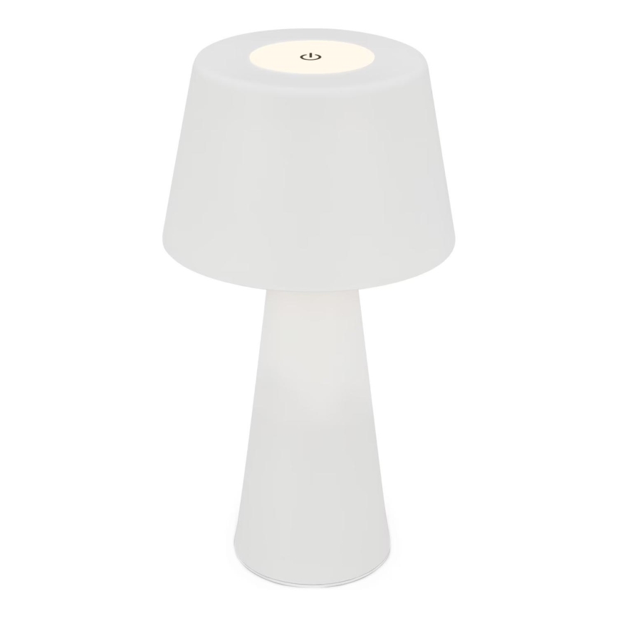 Brilo - LED Aptumšojama uzlādējama āra galda lampa LED/3,5W/5V IP44 balta