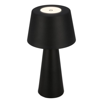 Brilo - LED Aptumšojama uzlādējama āra galda lampa LED/3,5W/5V IP44 melna