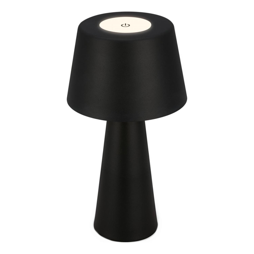 Brilo - LED Aptumšojama uzlādējama āra galda lampa LED/3,5W/5V IP44 melna