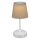 Brilo - LED Aptumšojama uzlādējams āra galda lampa LED/3W/5V IP44 sudraba/bēša