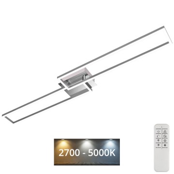 Brilo - LED Aptumšojama virsapmetuma lustra FRAME 2xLED/20W/230V 2700-5000K + tālvadības pults