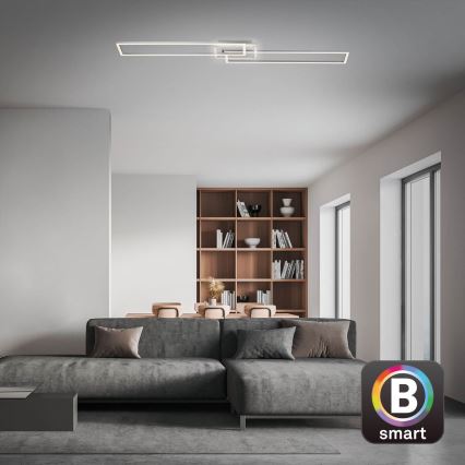 Brilo - LED Aptumšojama virsapmetuma lustra FRAME 2xLED/20W/230V 2700-6500K Wi-Fi Tuya + tālvadības pults