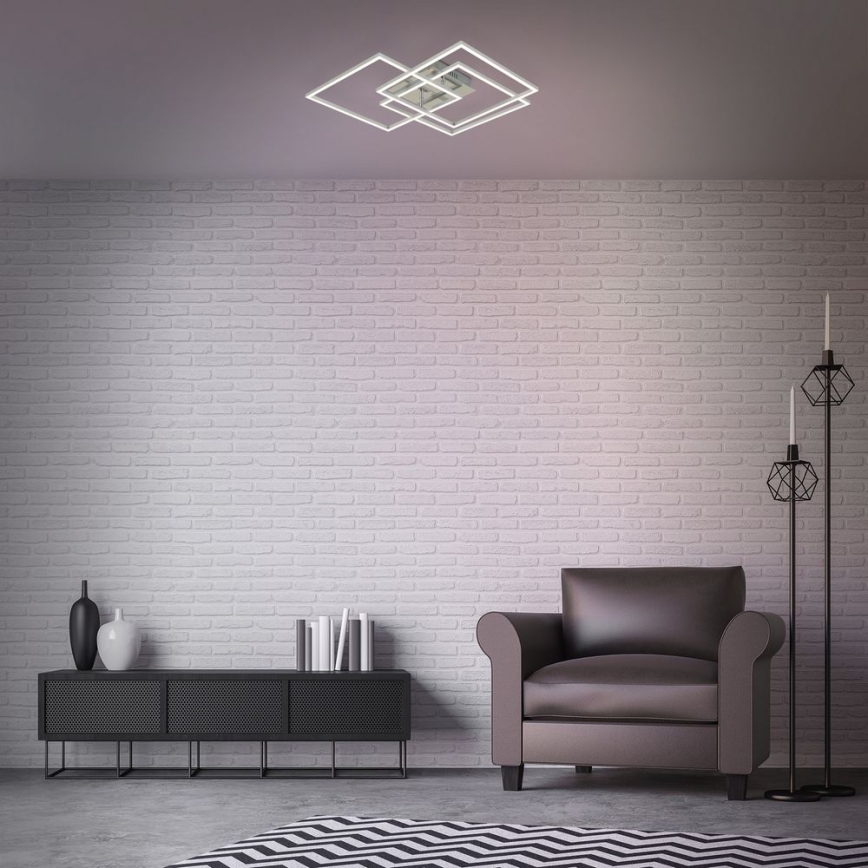 Brilo - LED Aptumšojama virsapmetuma lustra FRAME LED/40W/230V 2700-5000K Wi-Fi Tuya + tālvadības pults