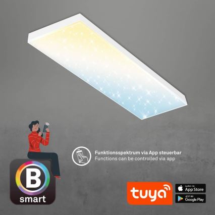 Brilo - LED Aptumšojams virsapmetuma panelis FRAMELESS LED/28W/230V 3000-6500K Wi-Fi Tuya + tālvadības pults