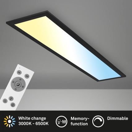Brilo - LED Aptumšojams virsapmetuma panelis LED/24,5W/230V 3000-6500K + tālvadības pults