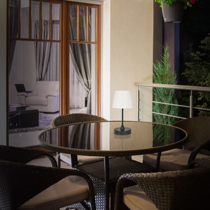 Brilo - LED Āra aptumšojama uzlādējams lampa LED/3W/5V IP44 2000 mAh
