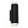 Brilo - LED Āra sienas lampa 2xGU10/4,7W/230V IP44 4000K melna
