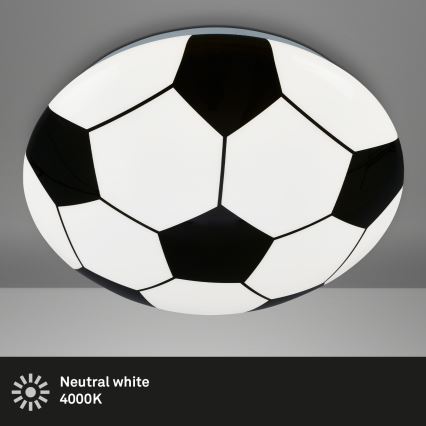 Brilo - LED Bērnu griestu lampa FOTBALL LED/12W/230V