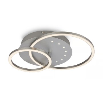 Brilo - LED dimējams griestu gaismeklis LED/26W/230V 3000K matēts hroms