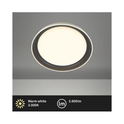 Brilo - LED griestu gaismeklis IJUS LED/24W/230V 3000K Ø 43 cm