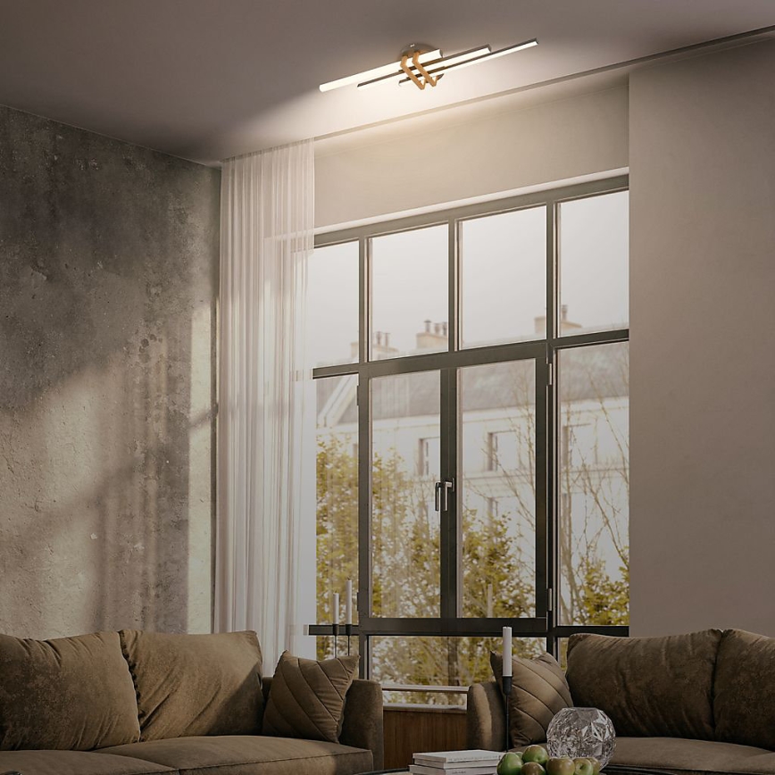 Brilo - LED griestu gaismeklis TINKA LED/21W/230V 3000K melns