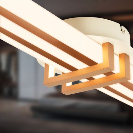 Brilo - LED griestu gaismeklis TINKA LED/30W/230V 3000K vara krāsā